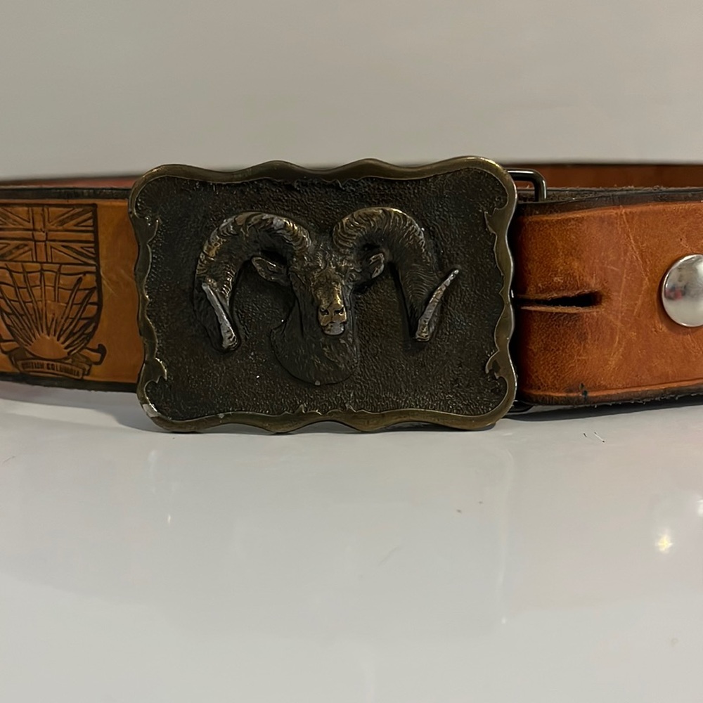 Vintage Dawson Creek BC belt